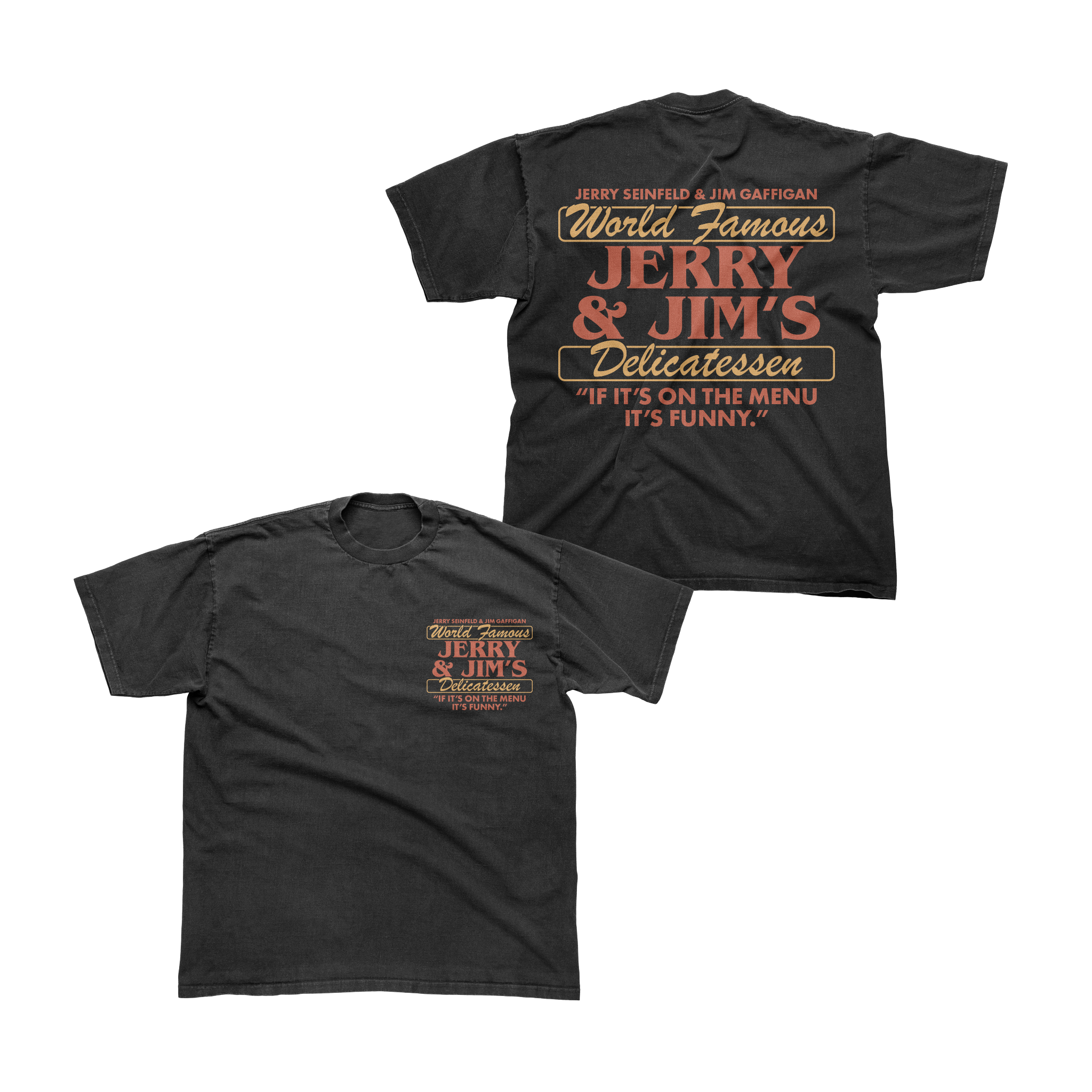 Jerry & Jim's Deli Black Tee